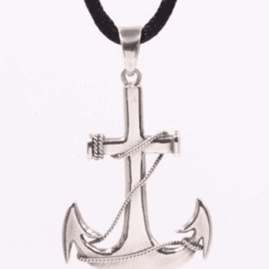 Silver Anchor Pendant Ca Pf 159 1