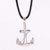 Silver Anchor Pendant Ca Pf 159