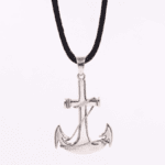 Silver Anchor Pendant Ca Pf 159