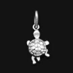 Silver Turtle Pendant Ca Pf 147