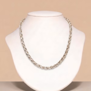 Traditional Silver Necklace (W-NL 49)