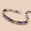 Gems Studded Silver Bangle M Bl 02