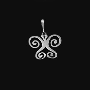 Silver Butterfly Pendant J Pl 208 2