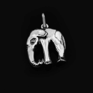Silver Elephant Pendant Ca Pl 08