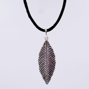 Silver Leaf Pendant Ca Pl 131 2