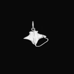 Silver Manta Ray Pendant Ca Pf 186 2