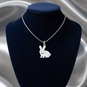 Silver Rabbit Pendant Ca Pf 215 2