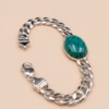 Sterling Silver Bracelet With Turquoise Z Gbl 21