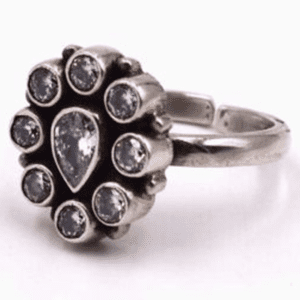 Sterling Silver Ring With Cubic Zirconia A Rl 104 1