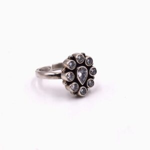Sterling Silver Ring With Cubic Zirconia A Rl 104 2