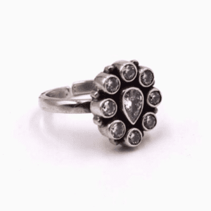 Sterling Silver Ring With Cubic Zirconia A Rl 104