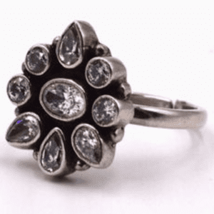Sterling Silver Ring With Cubic Zirconia A Rl 105 1