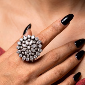 Sterling Silver Ring With Cubic Zirconia A Rl 114 1