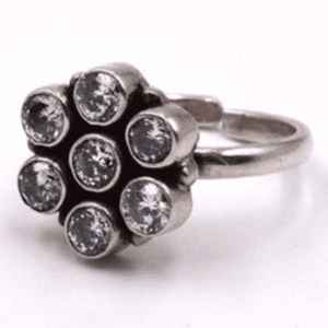 Sterling Silver Ring With Cubic Zirconia Ca Rl 37 1