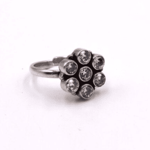 Sterling Silver Ring With Cubic Zirconia Ca Rl 37