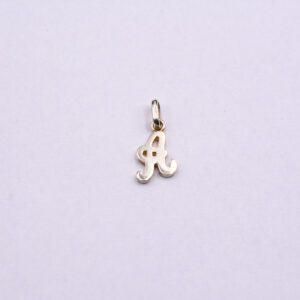 Silver English Letter Small Pendant Pf 02