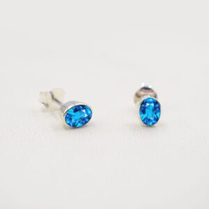 Stud Earrings With Gem Stones J El 26 1