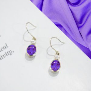 Hanging Earrings With Gem Stones Ca El 05 1