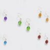 Hanging Earrings With Gem Stones Ca El 05