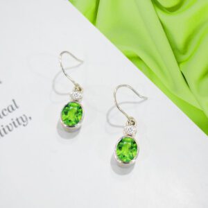 Hanging Earrings With Gem Stones Ca El 05 5