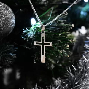 Silver Cross Pendant Ca Pf 88 1