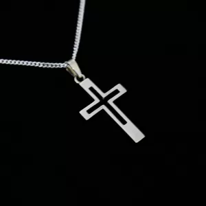 Silver Cross Pendant Ca Pf 88