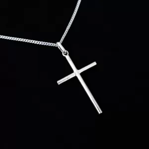 Silver Cross Pendant Pf 237