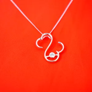 Silver Pendant With Zirconia J Pf 255