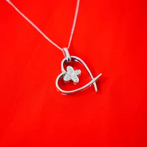 Silver Pendant With Zirconia Su Pf 16