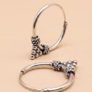 Silver Gypsy Earring (G-123)