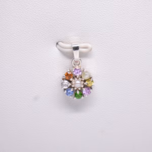 Silver Pendant Nawarathne Stones P Pl 327