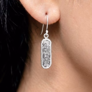 Silver Earring W El 55 1