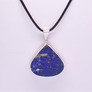 Silver Pendant With Lapiz Supf 19