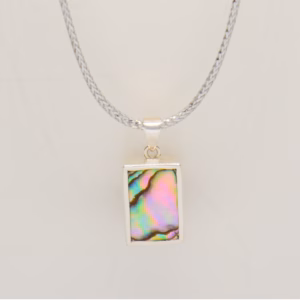 Silver Pendant With Mother Of Pearl Pf 348