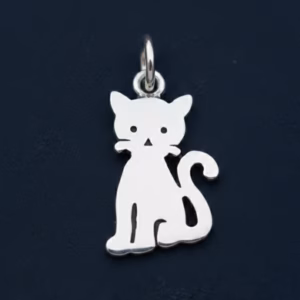 Silver Cat Pendant (CA-PL 213)