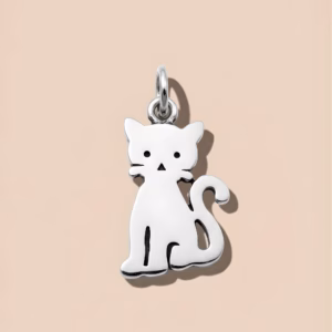 Silver Cat Pendant (CA-PF 214)