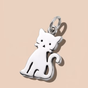 Silver Cat Pendant Ca Pf 214 1