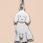 Silver Dog Pendant Ca Pf 212