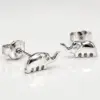 Silver Elephant Stud Earrings TJ-EP-0019 - 925 Sterling Silver - Ridhi Design Studio