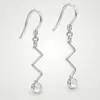 Silver Moonstone Drop Earrings TJ-EP-0013 - 925 Sterling Silver - Ridhi Design Studio